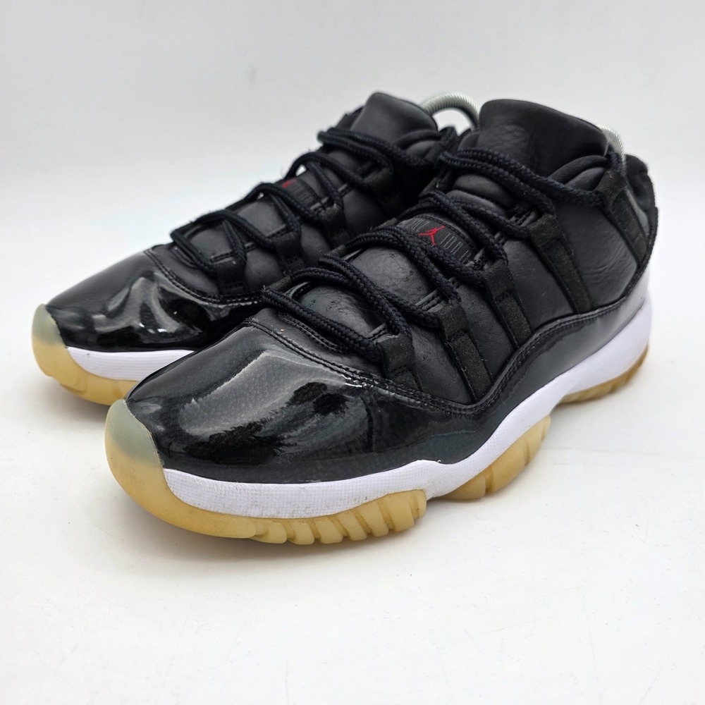 Jordan 11 Retro low "72-10" size 9 Black Shoes Sneakers AV2187-001